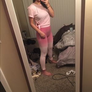 Gymshark ombré leggings- pink!